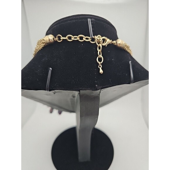 Vintage Boho Beaded Necklace And Earrings Set Faceted Beads - Picture 3 of 6